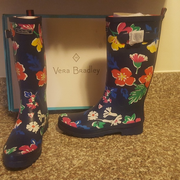 vera bradley rain boots
